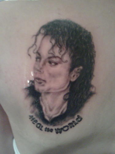  MJ tattoo-i'm so happy