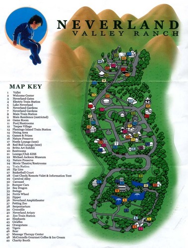  Neverland Map x