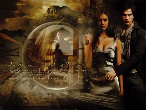 Perfect couple - Elena and Damon Salvatore. <3