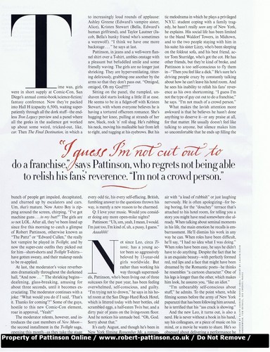  Robert Pattinson: Vanity Fair December Issue Scans