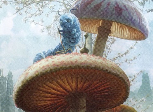  The ulat, caterpillar in Tim Burton's 'Alice In Wonderland'