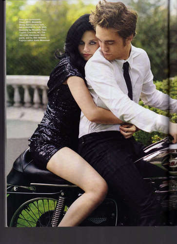  Harpers Bazaar Scans with Robert Pattinson and Kristen Stewart