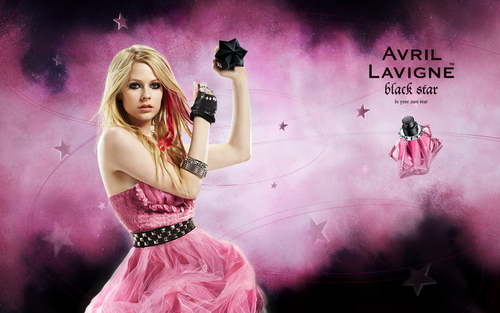  Avril Lavigne: Black étoile, star