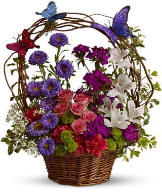 Butterfly Basket,For Susie !