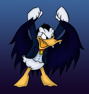 Dracula Donald Duck