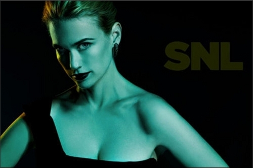  January Jones - SNL Promotional các bức ảnh