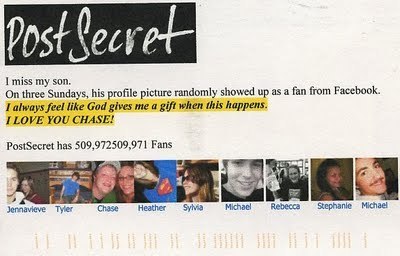  PostSecret - 15 November 2009