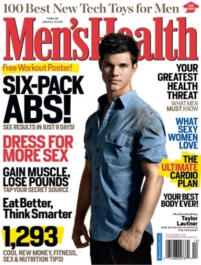  Taylor Lautner In Men’s Health Magazine
