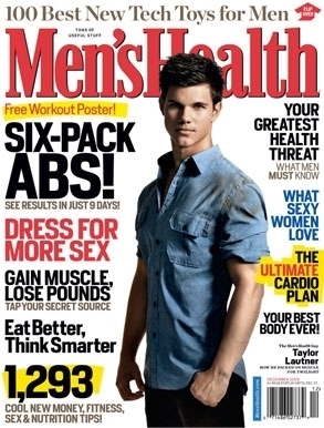  Taylor in Men's Health Magazine