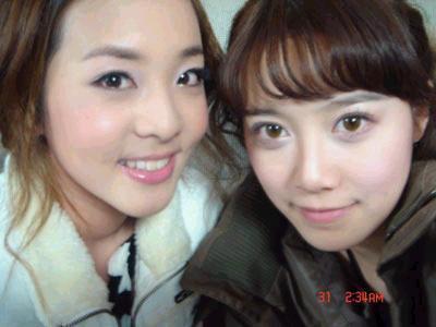  dara with her friend Koo Hye Sun