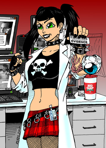  Abby Sciuto Of N.C.I.S. By Red паук
