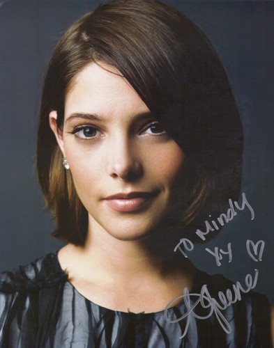  Ashley's autograph to me!