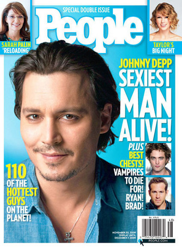  JOHNNY DEPP- THE SEXIEST MAN ALIVE 2009