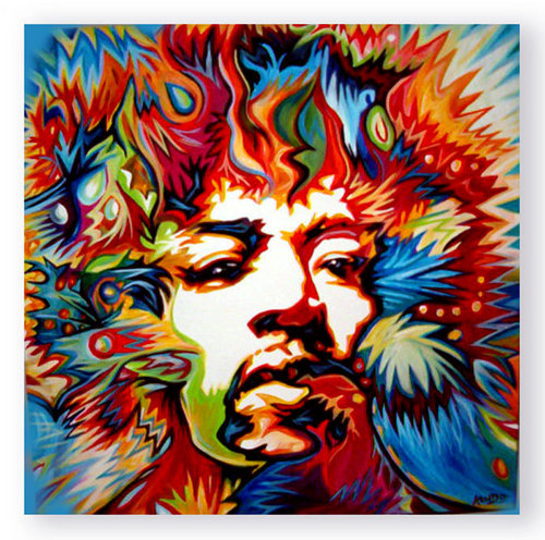  Jimi Hendrix - regenbogen Haze
