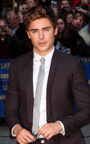 Zac at "Late Show with David Letterman" 