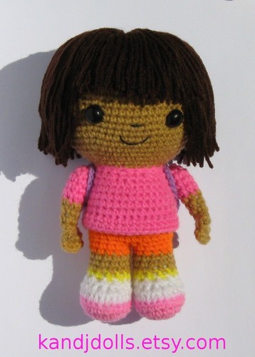  Dora the Explorer crochet doll