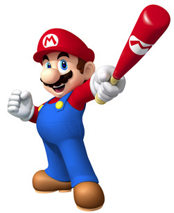 Mario in Mario Super Sluggers