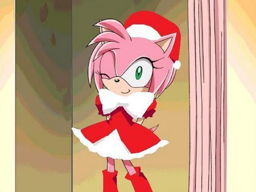  Merry giáng sinh amy rose !!!!!!!!!!