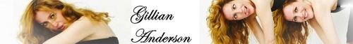  My Gillian Anderson Banner & ícone <3
