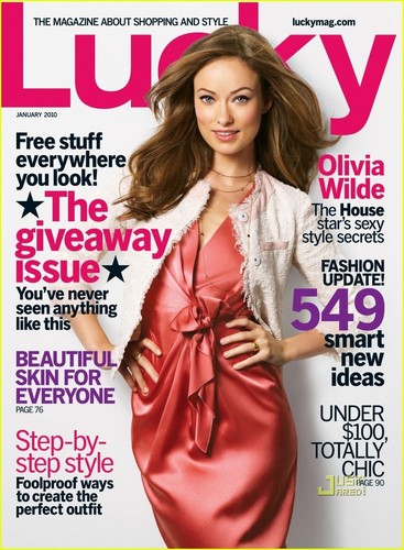 Olivia Wilde Covers ‘Lucky’ January 2010