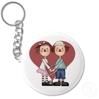  Raggedy Ann And Andy Key Chain