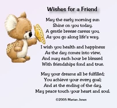 Wishes for friends