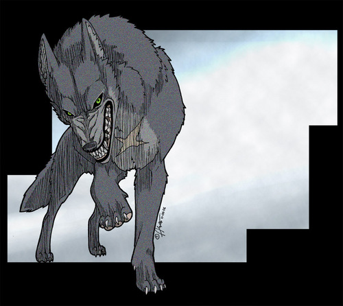  Tsume from Wolf's Rain (Wolf form)