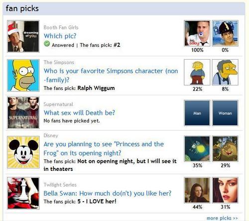  Another Booth Pick on the fanpop Homepage!