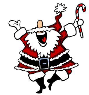  Dancing Santa lol !