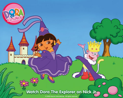  Dora The Explorer karatasi la kupamba ukuta