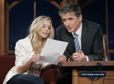  Kristen on The Late mostra With Craig Ferguson