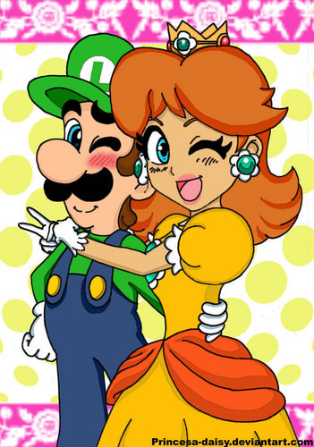  Luigi and gänseblümchen, daisy
