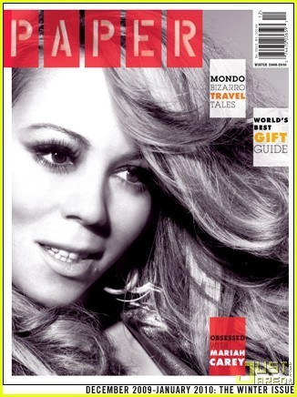  Mariah on the cover of 'Paper' Magazine