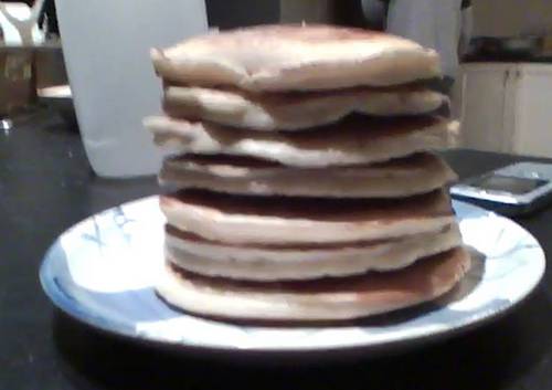  Michaela made pancakes!