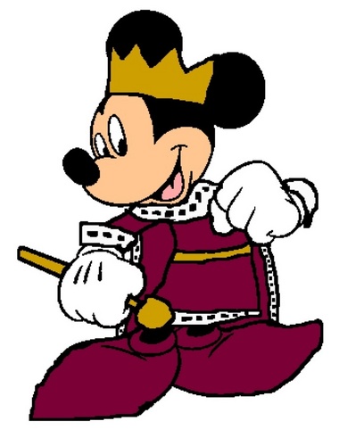 Mickey Mouse as King Arthur