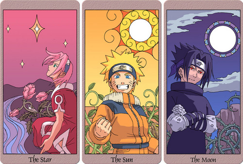  Naruto - Sun, Moon, and star, sterne