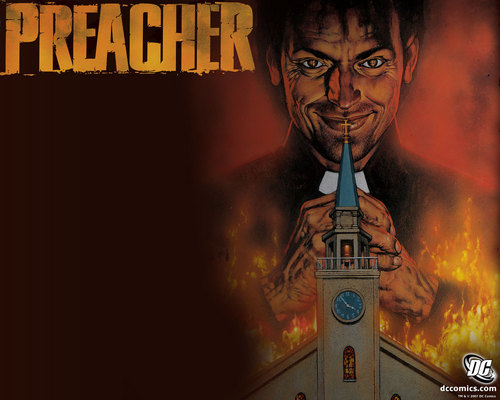  Preacher | Official Vertigo দেওয়ালপত্র