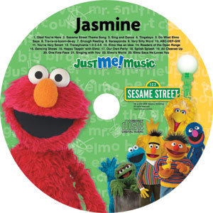  Personalized Elmo and Friends Muzik CD