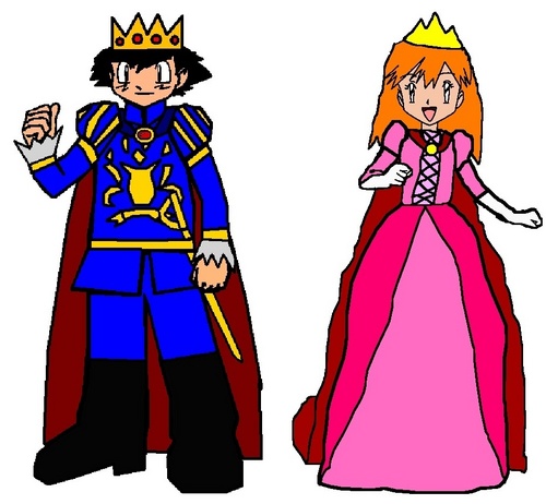  Prince Ash and Princess Misty