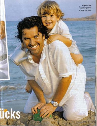  Thomas Anders & his family