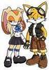  tails and cream as teenagers