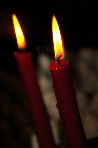 x-mas candle