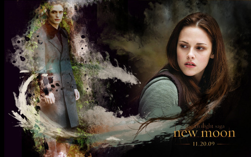  •♥• Edward & Bella NEW MOON achtergrond •♥•
