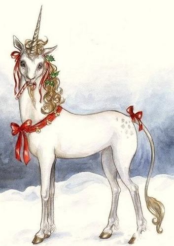  Weihnachten Unicorn