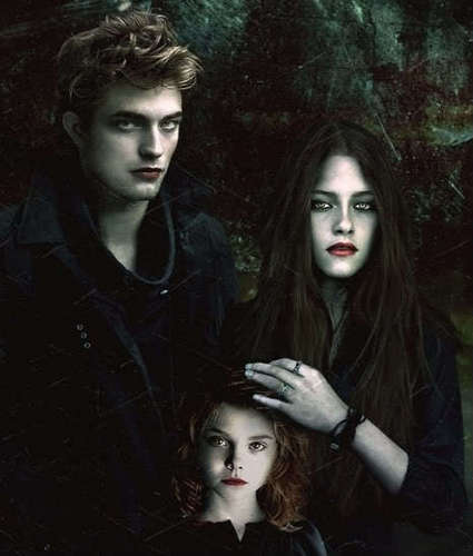  Edward,vampire bella and nessie
