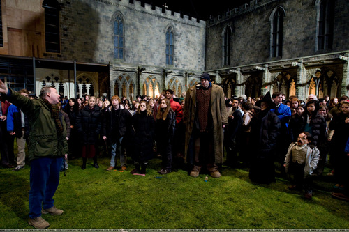 Harry Potter and the Half Blood Prince (2008) > On Set