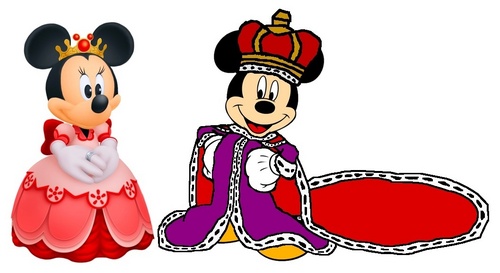 King Mickey and Queen Minnie - Kingdom Hearts