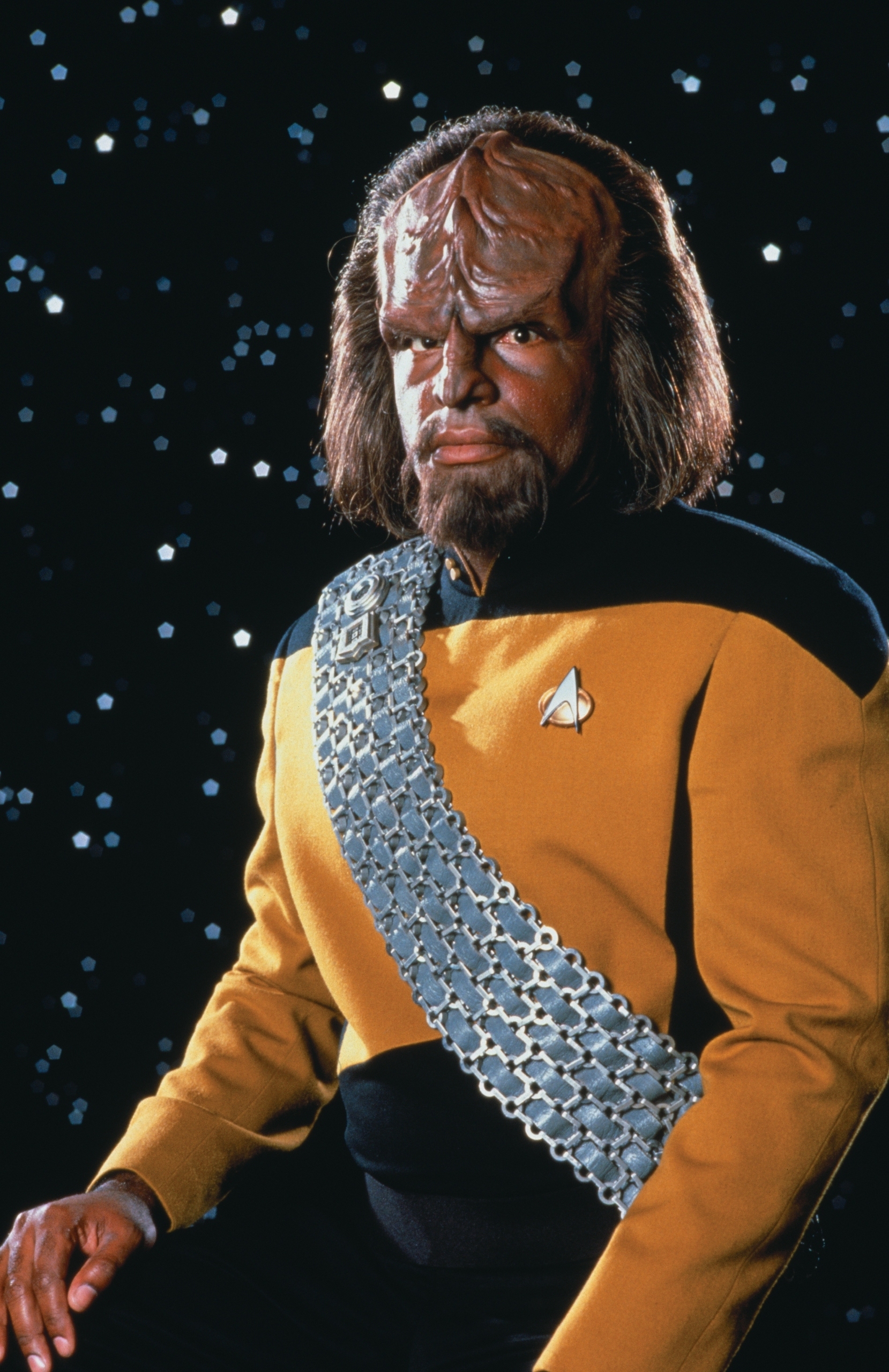 what does worf from star trek look like