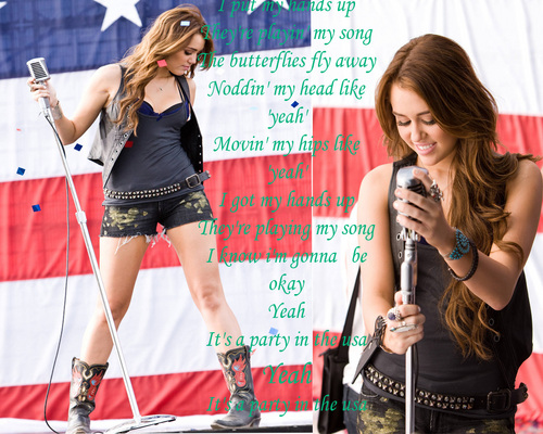  Miley cyrus-Party in USA
