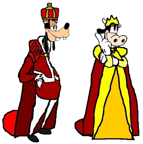  Prince Goofy and Princess Clarabelle